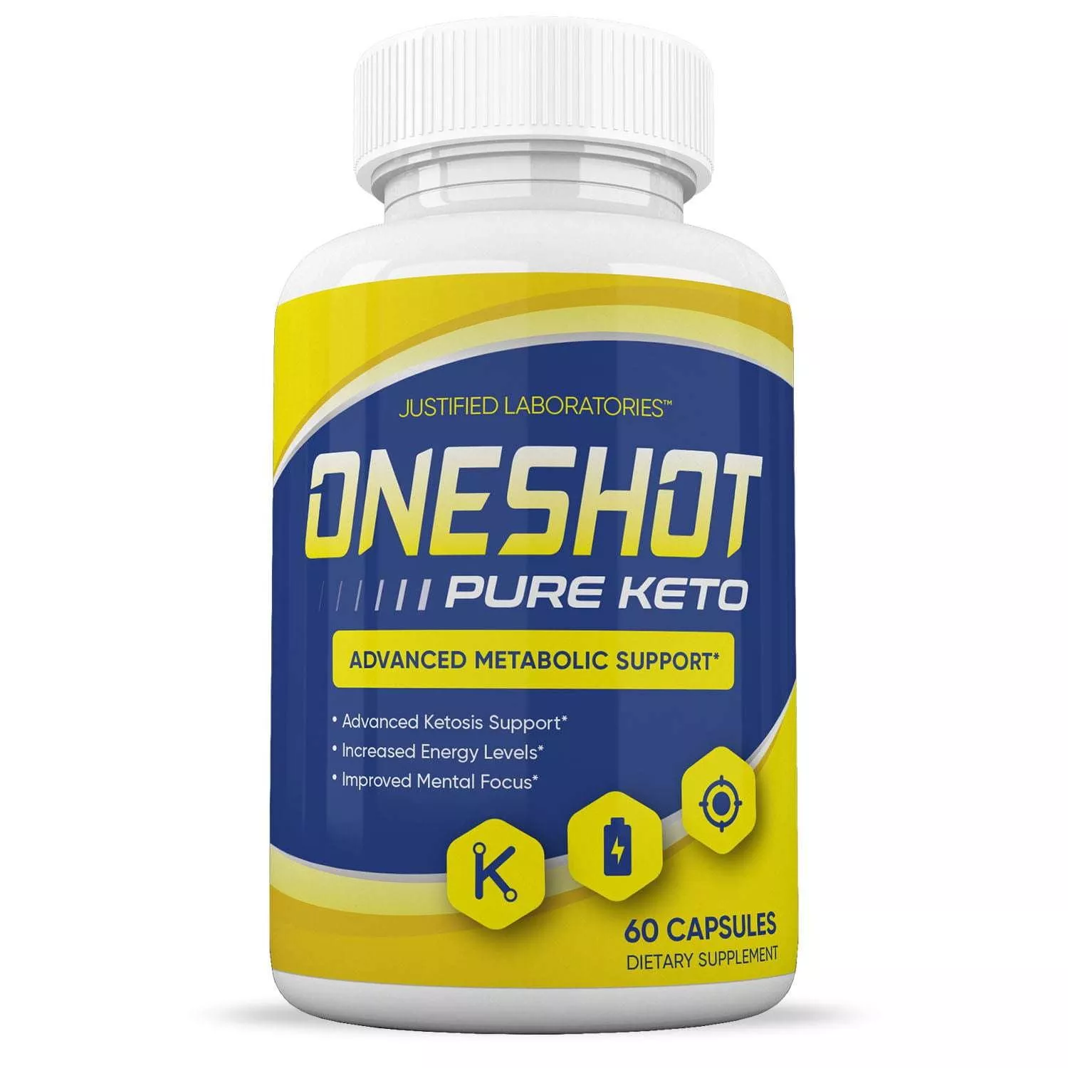 (2 Pack) One Shot Keto Pills Ketogenic Supplement Includes goBHB Apple Cider Vinegar Macadamia Nut Oil and Green Tea Advanced Ketosis Support for Men Women 120 Capsules