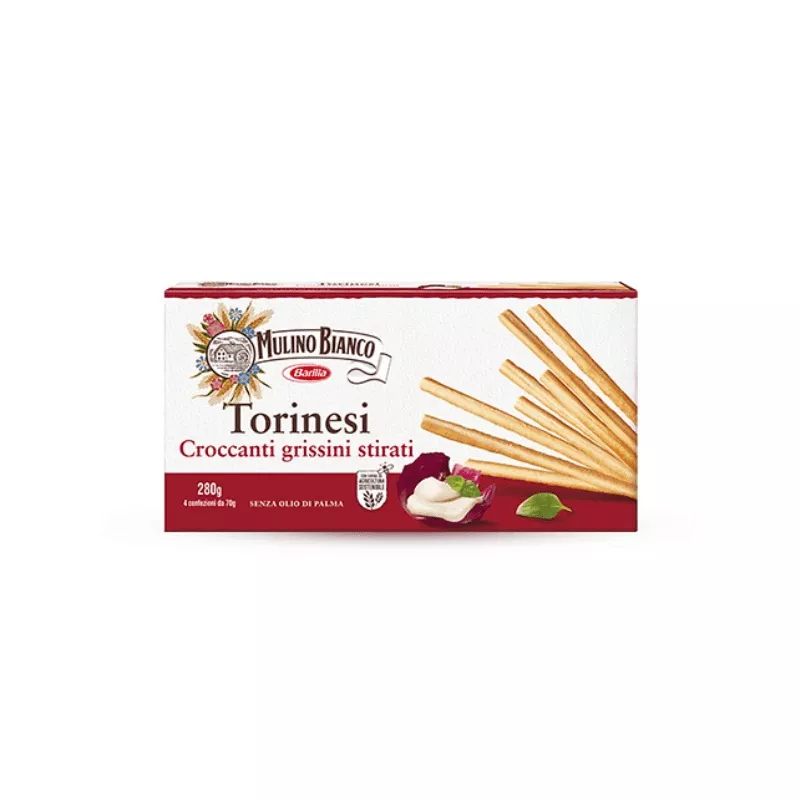 [Best Before: 03/29/2026] Mulino Bianco Grissini Torinesi Breadsticks, 9.8 oz