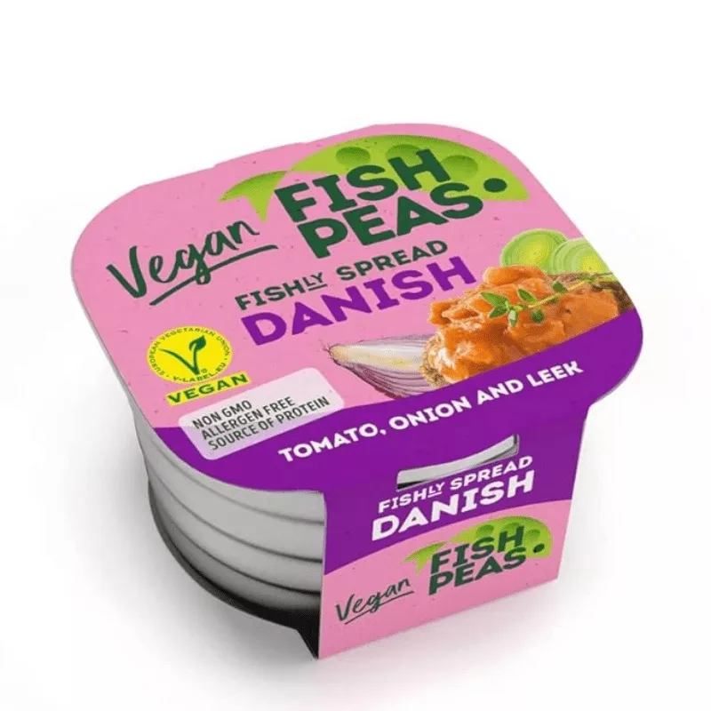 [Best Before: 05/12/28] Fish Peas Vegan Fishly Spread Danish, 125g