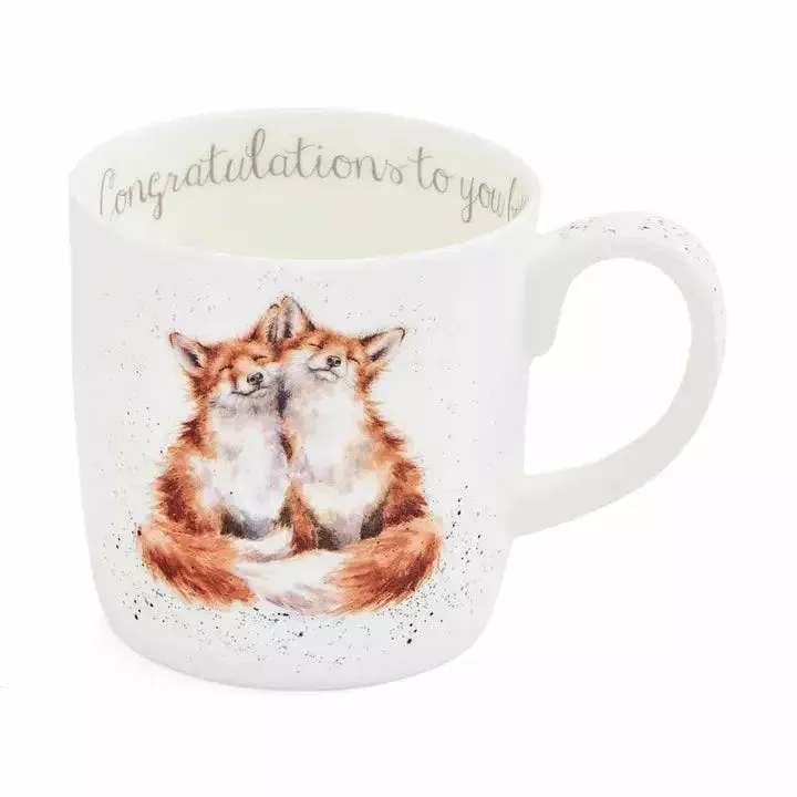 ‘Congratulations To You Both’ Fox Mug
