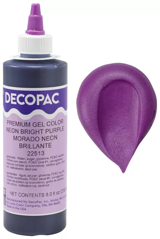 Decopac Premium Gel Food Color, Edible Coloring For Use With Buttercream Or Whipped Icing, Fondant & Piping Gel, Highly Concentrated Gel, 8Oz – Princess Pink