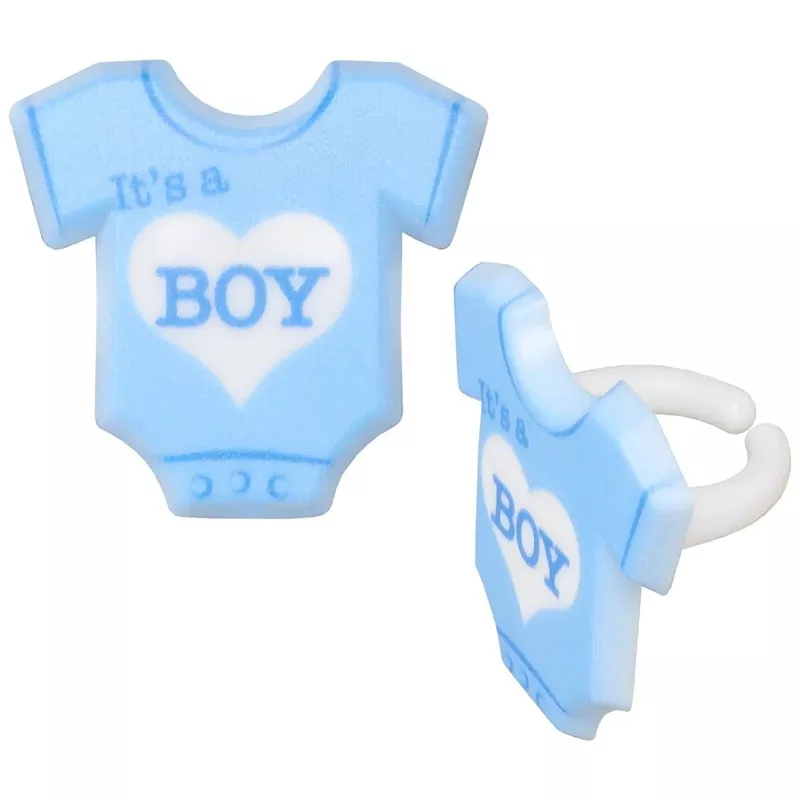 “It’s a Boy” Cupcake Rings – 6 Pack