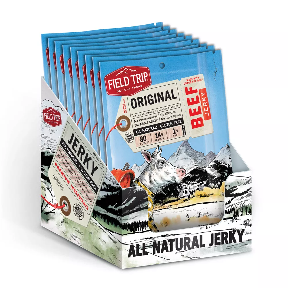 Jerky Beef Original 2.2 Ounce Size – 9 Per Case.