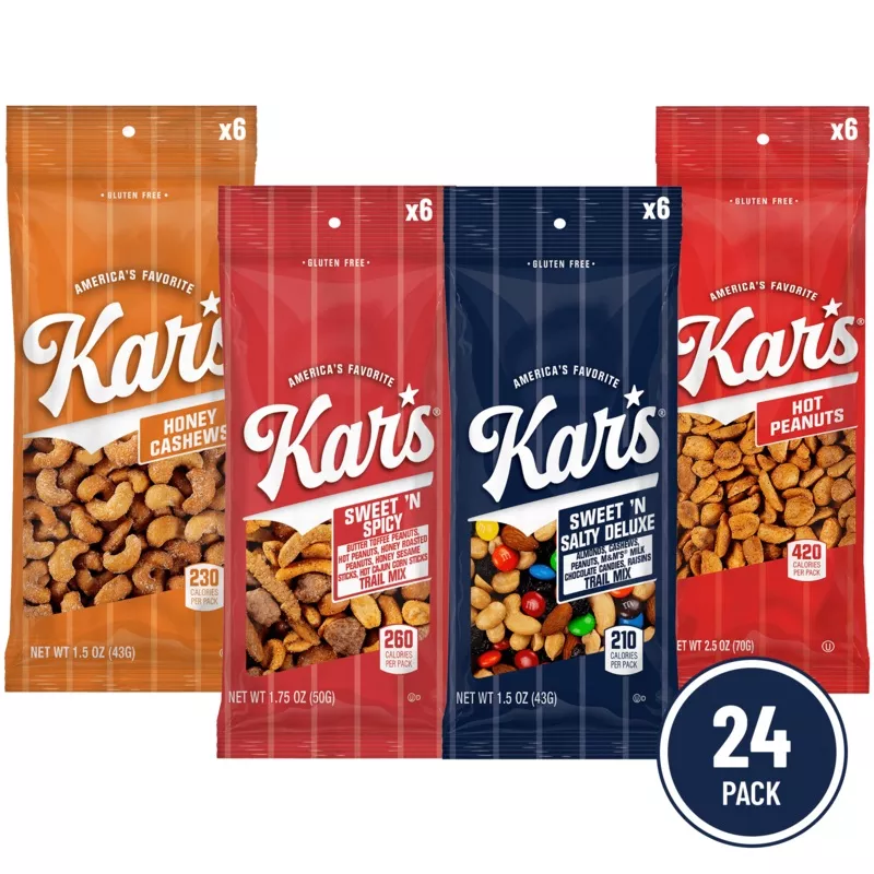 Kar’s Nuts – Sweet & Spicy Grab & Go Variety Pack