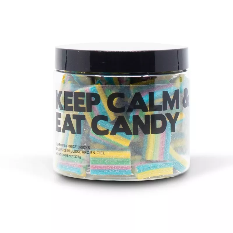 “keep calm & eat candy” candy tub