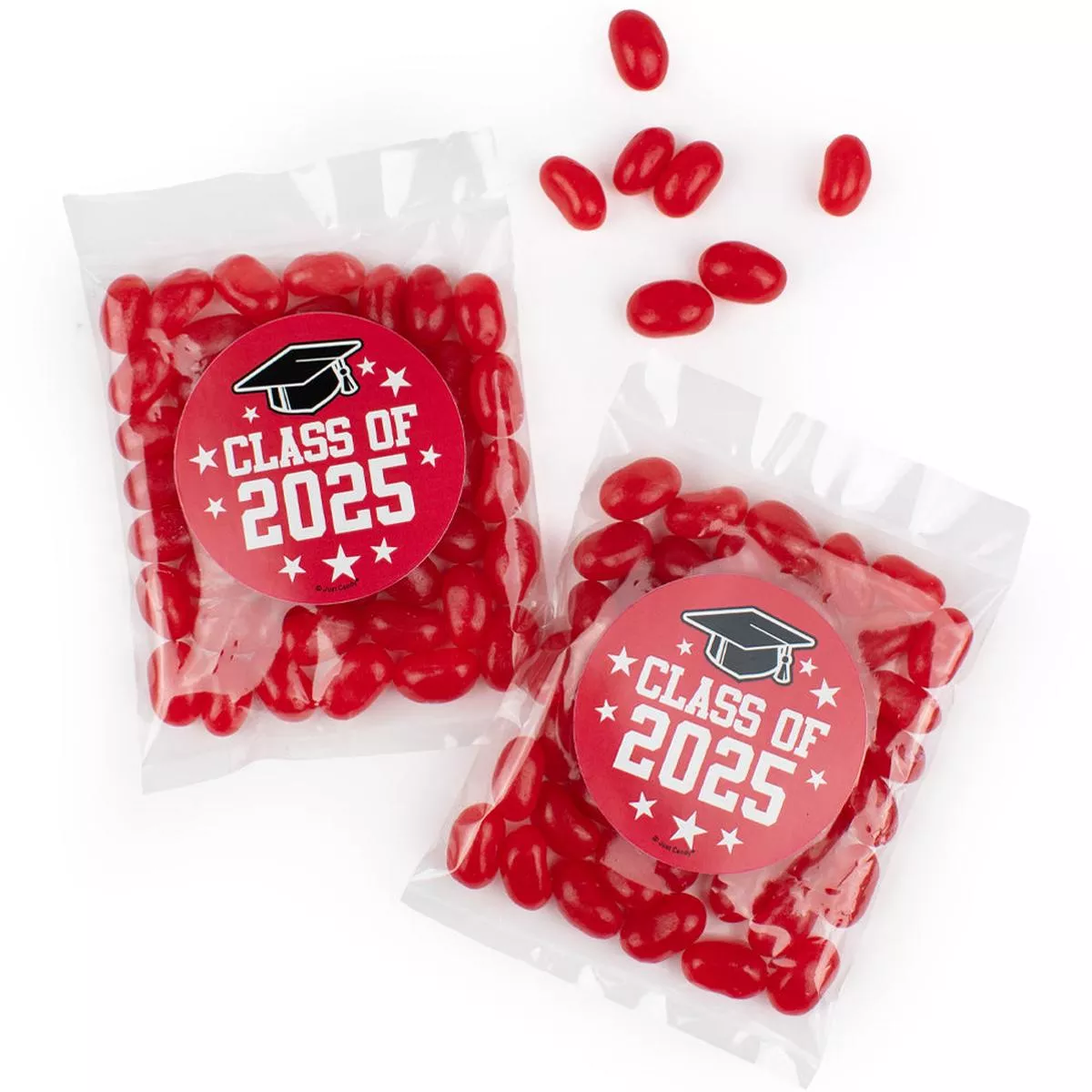 Personalized Graduation Candy Bag with Jelly Beans – Hats Off!