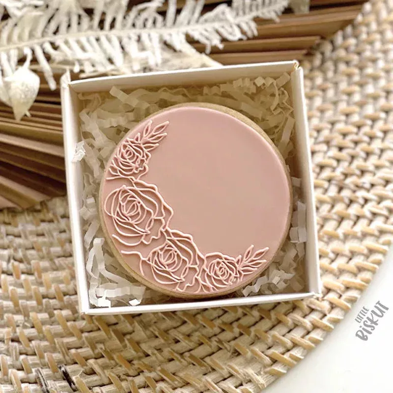 Rose Border Debosser